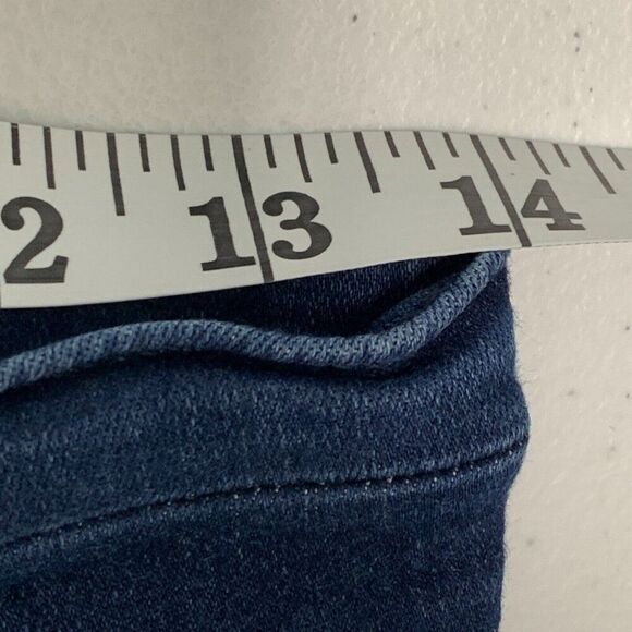 Ann Taylor Jeans sz 4 The Skinny Dark Wash Inseam 27.5" High Rise - Picture 4 of 11